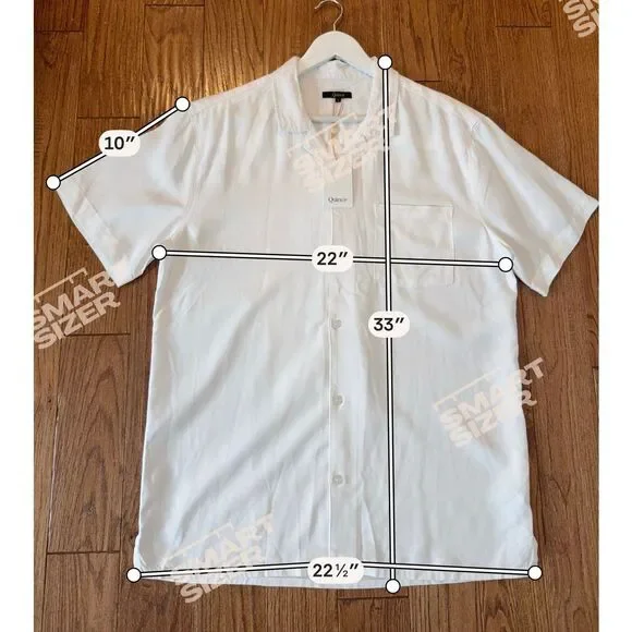 Quince NWT vintage tencel wash camp shirt size large white - Picture 5 of 11